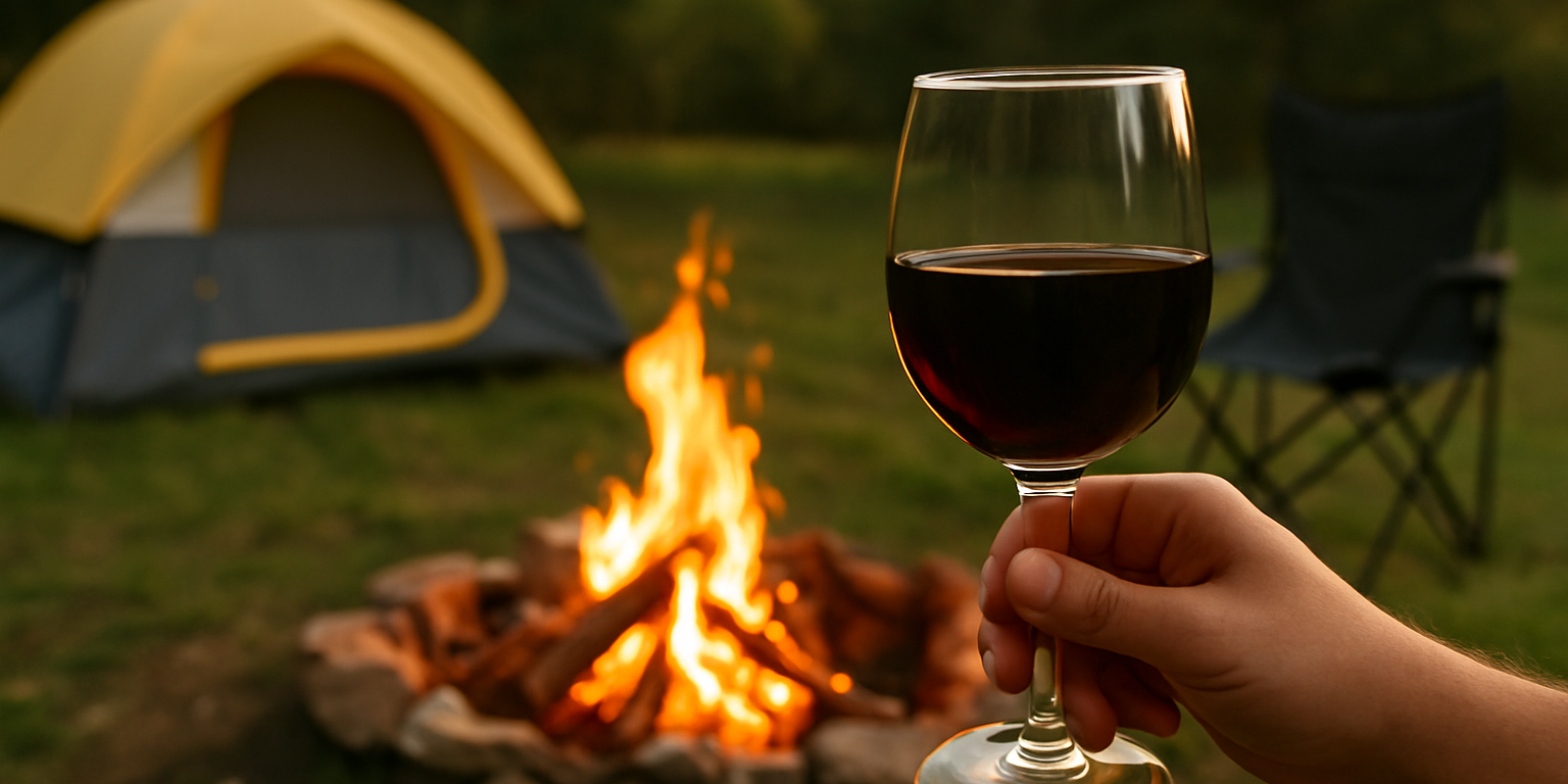 wine at Mountain Creek Campground wine at Mountain Creek Campground