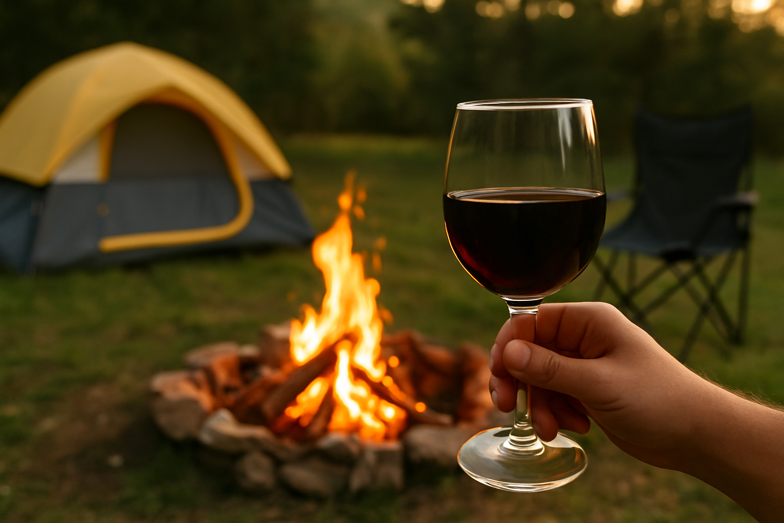 wine at Mountain Creek Campground wine at Mountain Creek Campground
